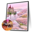 thumbnail image 2 of Serie de paisajes de lienzo de resina de mosaico de diamantes 5D DIY para la decoración del dormitorio de la sala de estar Hugtrwg Para estrenar, 2 of 9