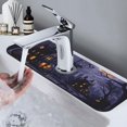 thumbnail image 7 of Vsdgher Mystery House Halloween Night Kitchen Sink Splash Guard Faucet Mat -1 PC Super Absorbent Fast Drying Mat Sink Gadgets-Splash, Bathroom,Sink Mat,(15" X 5.5" ), 7 of 7