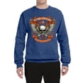 thumbnail image 2 of Wild Bobby, Lead Follow or Get The Hell Out Of The Way MC 1969 Motorcycle Pop Culture Unisex Crewneck Graphic Sweatshirt, Vintage Heather Blue, Small, 2 of 3