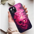 thumbnail image 5 of Skull Heart Flame Phone Case for iPhone 11/12/13/14/15/16 (Pro Max/Plus) - Perfect for Youngsters & Holiday Gifts, Durable Protective Cove, 5 of 9