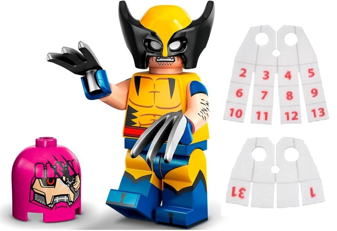 Minifigura LEGO Marvel Series 2 Wolverine con Calendar Man LEGO Caja ...