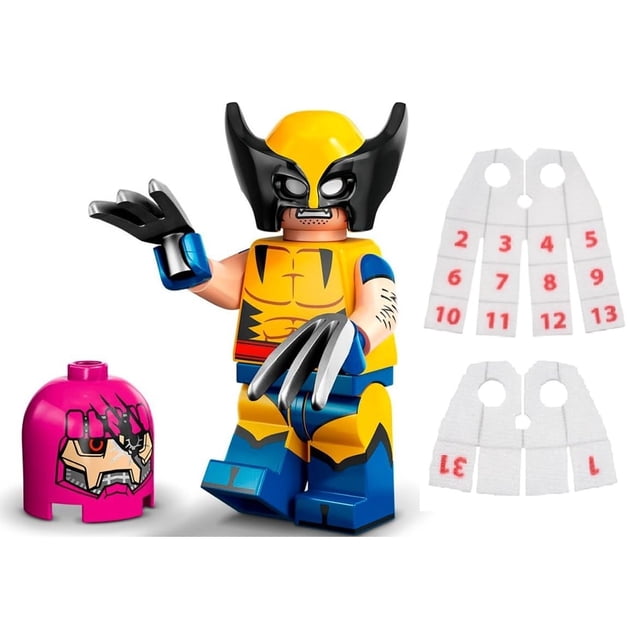 Minifigura LEGO Marvel Series 2 Wolverine con Calendar Man LEGO Caja Misteriosa