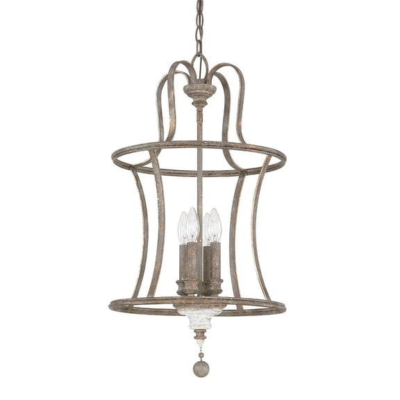 Austin Allen - Zoe - 4 Light Pendant In Traditional Style-28 Inches Tall and 15