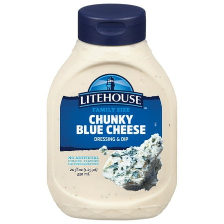 Litehouse Chunky Blue Cheese Dressing & Dip, 20 fl oz