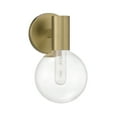 thumbnail image 2 of Warm Brass One Light Wall Sconce from the Wright Collection, 2 of 5