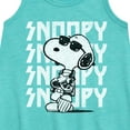 thumbnail image 2 of Peanuts - Snoopy Rock Name Repeat - Toddler and Youth Girls A-line Dress, 2 of 5