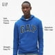 thumbnail image 2 of Sudadera con capucha para hombre GAP con logo y forro polar, gris claro XXL, 2 of 3