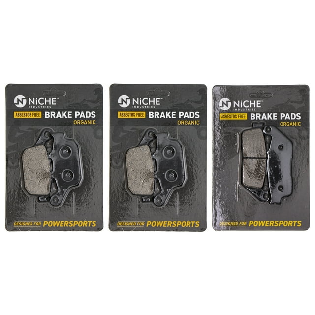 Niche Complete Organic Brake Pad Set for Honda CBR250R Motorcycle MK1002550