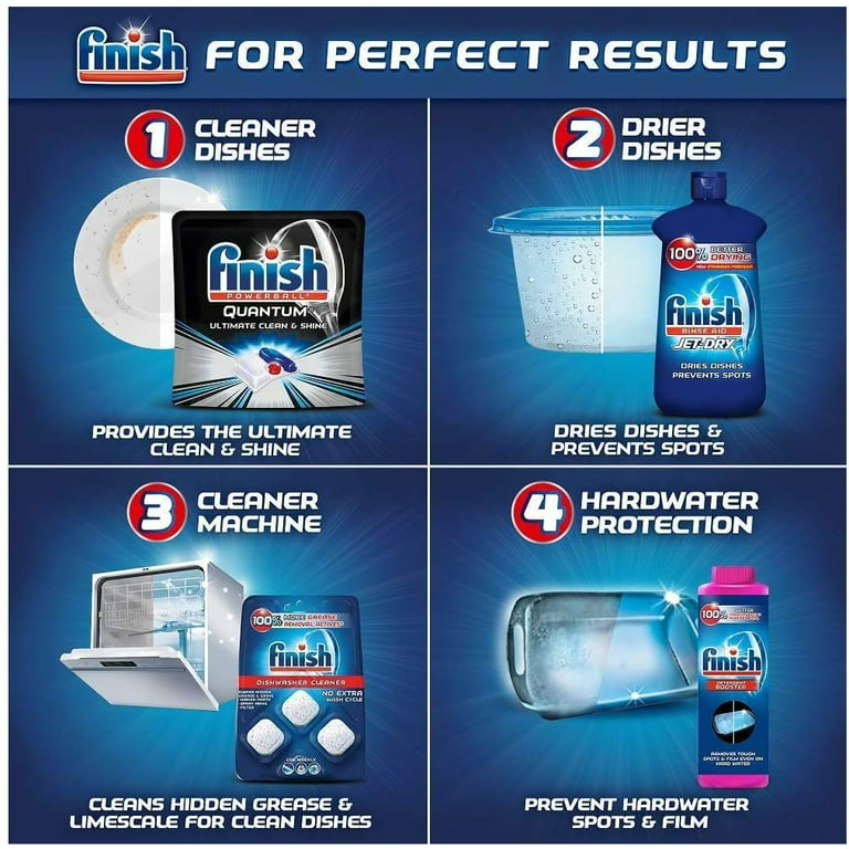 2 PACK Finish Jet-Dry Ultra Rinse Aid Dishwasher Rinse Agent and Drying, 32  oz
