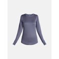 thumbnail image 5 of ClimateRight by Cuddl Duds Women's Warmer Thermal Guard Base Layer Crew Neck Base Layer Top, Sizes XS to 4X, 5 of 5