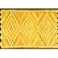 thumbnail image 1 of Ahgly Company Machine Washable Indoor Rectangle Southwestern Yellow Country Area Rugs, 7' x 10', 1 of 4