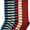 Dual Stripes, variant on ToBeInStyle Women's Pack of 6 or 12 Knee High Socks