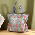 thumbnail image 3 of Stylago Nylon Tote Bags for Women Fashion Print Large Shoulder Handbags Multiple Zipper Shopping Purse for Shopping Camping Green, 3 of 6