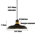 thumbnail image 3 of Modern Minimalism Colorful Pendant Light Fixture, Simple Metal Aluminum Pendant Lighting, Retro Farmhouse Pendant Lamp, Pendant Light for Over Dining Room Table Kitchen Island Cafe, 3 of 7