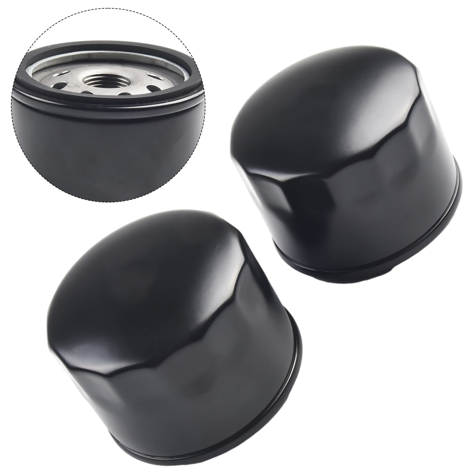 CHENGSI for Kawasaki Engine Oil Filter 49065-0721 Replacement for 49065-7007 OEM - High Quality Material for Lawn Mower Parts - 2 Pack Compatible with for Garden Power Equipment