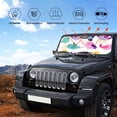 thumbnail image 6 of XMXT Car Sun Shade Windshield, Colorful Cartoon Bird Painting Sunshade for Car Windshield Sun Shades for Car SUV Truck, s, 6 of 9