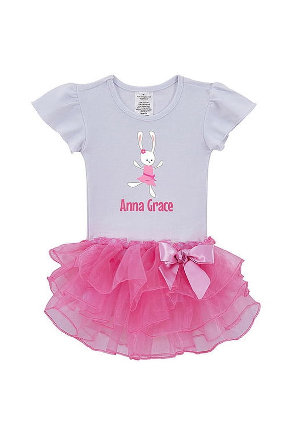 Personalized Ballet Bunny Tutu Shirt
