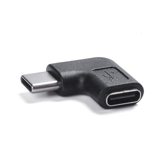 USB C 90 Degree Right Angle Adapter Type C Male to Female Coupler 10Gbps 5A