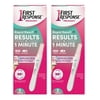 2 Pack Of First Response Rapid Result in 1 Minute Pregnancy Test, 2 Tests