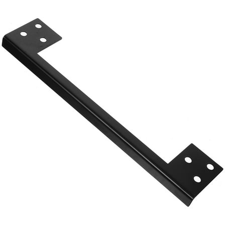 OUNONA Stainless Steel Door Latch Protector Black Outswing Door Security Reinforcement