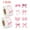Pink-1, variant on KOYPTL 2 Rolls Christmas Pink Bows Stickers 1000 Pcs Waterproof Self-Adhesive Bowknot Stickers Decals for Gift Wrapping Craft Decor Christmas Decorations for Home Decor Xmas Gifts for Women Girls