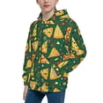 thumbnail image 2 of Kdxio Pizza Pattern Kids Boys Girls Zip Up Hoodie 3D Printed Hooded Sweatshirt Hoody Coat with Pocket 7-12 Y-Small, 2 of 6