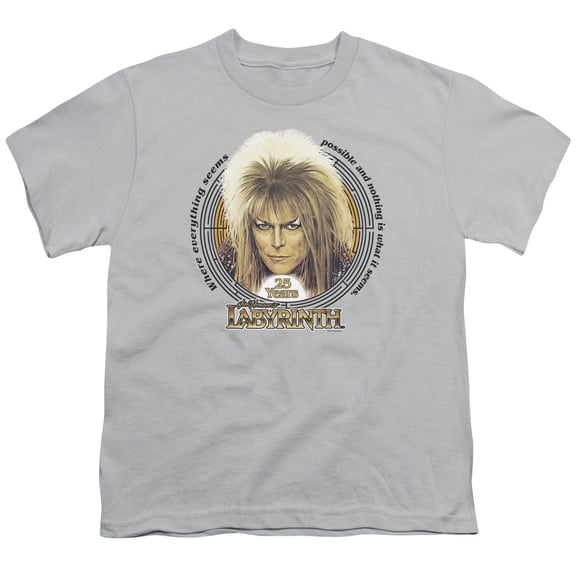 Labyrinth 25 Years S/S Youth 18/1 T-Shirt Silver
