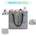 thumbnail image 7 of Siaomo Mesh Shower Caddy, Bathroom Caddy, Portable Shower Basket Bag for College Dorm Bathroom Gym Camp Travel,Quick Dry Toiletry Bag- Grey, 7 of 7
