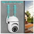 thumbnail image 4 of Cámara de vigilancia WiFi para exteriores PTZ, cámara IP inalámbrica impermeable de 360°, visión nocturna en color, audio bidireccional, detección de movimiento, tarjeta micro SD, 4 of 4