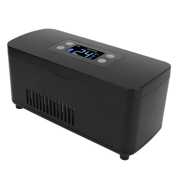Insulin Cooler Box, Big Screen Insulin Refrigerator Holds 3 Insulin Pens For Pharmacy For Office
