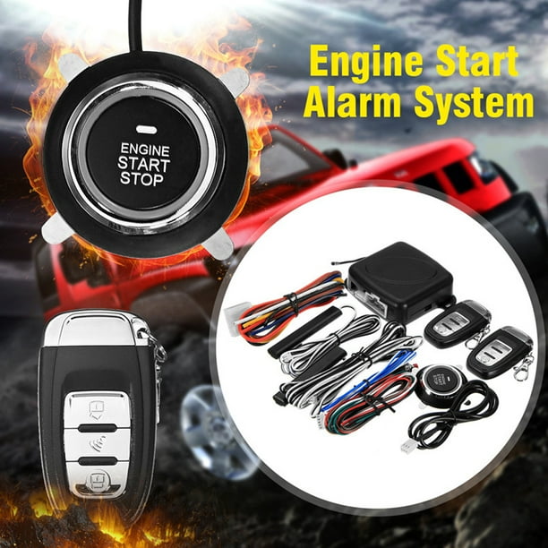 9Pcs Set Car SUV Keyless Entry Engine Start Alarm System Push