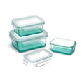 thumbnail image 4 of Récipients d'Entreposage de Nourriture de Nesting de Verre – Vert, 4 of 4