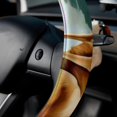 thumbnail image 5 of Kangaroo 14.5 Inch Printing PVC Leather Car Wheel Cover, Steering Wheel Cover, Auto Accessories, 5 of 6