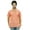 Peach, variant on Atasi Casual Half Sleeves Men's Cotton Mandarin Collar Shirt Tunic-Medium