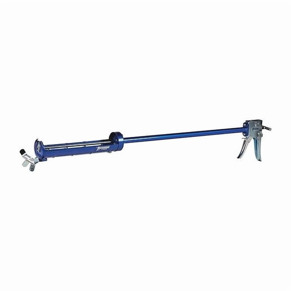Newborn Caulk Gun,Steel,Blue/Silver 377