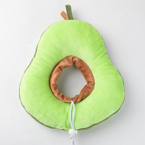 Soft Cotton Adjustable Cat Recovery Cone - Comfy Donut Collar For Post-Surgery, Prevents Licking-805360