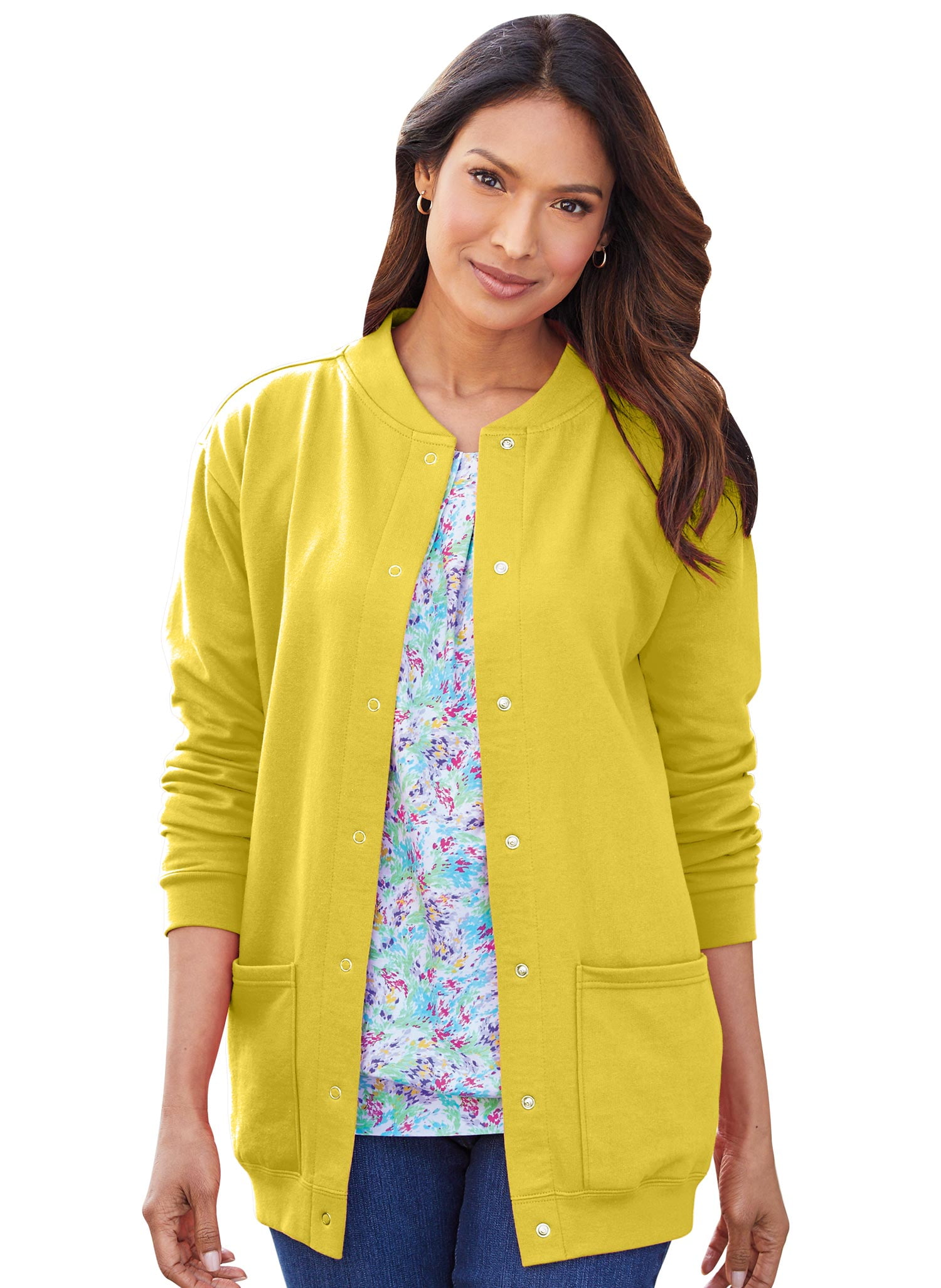soft fleece cardigan