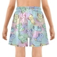 thumbnail image 5 of joogoo Gradient Axolotls Boys Swim Trunks Beach Swimsuit Shorts Boxer 5-6T, 5 of 8