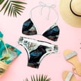 thumbnail image 6 of Crow Stylish Bikini Set with Detachable Sponge and Adjustable Strap, Two-Pack Swim Suits for Beach and Pool Parties, 6 of 6
