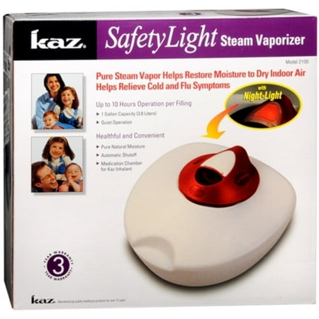 Kaz SafetyLight Steam Vaporizer 1 Each (Pack of