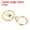 Gold, variant on Uxcell Key Chain Rings D Ring Clasps Keyring Holder for Arts DIY, Gold 5 Pack