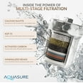 thumbnail image 4 of Aquasure 10,000 Gallons High Capacity Shower Filter For Healthier Hair, Skin & Nails | Improves Dry Itchy Skin, Reduce Dandruff, Eczema, Protect Colored Hair (Matte Black), 4 of 8