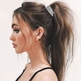 thumbnail image 5 of Pinzas para el pelo pequeñas para coletas altas, pinzas para el pelo con forma de tiburón y diamantes de imitación, 5 of 5