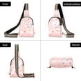 thumbnail image 7 of FORMRS Womens Crossbody Sling Bag Travel Daypack Shoulder Chest Backpack, Love in The Air, 7 of 7