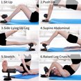 thumbnail image 6 of Sit-up bar floor, portable sit-up fitness equipment with 2 powerful suction cups and adjustable feet, abdominal muscle main assistant device for home exercise with massage rollers, 6 of 9