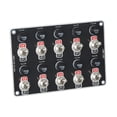 thumbnail image 3 of Panel de interruptores de palanca Interruptor multifuncional, 10 unidades, para barcos, yates, profesionales, RV, 12 V, 24 V,, 3 of 8