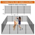 thumbnail image 3 of 10/15  Pack Decorative Garden Fence,No Dig Animal Barrier Border,Rustproof Metal Wire Panel Fence for Outdoor,Yard, Patio, 3 of 8