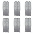 thumbnail image 7 of AHS Premium Hospital Socks with Grippy Anti-Slip Tread | Gray 4XL (Bariatric) Double Tread Socks | Safety, Soft Polyester Socks | Gripper Socks Pack of 6 Pairs, 7 of 7