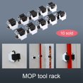 thumbnail image 3 of Oubit Portable Hanger,10PCS Kitchen Mop Broom Storage Hanger Tool Shelf High-Intensity Output, 3 of 9