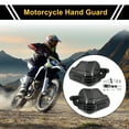 thumbnail image 2 of Unique Bargains 1 Set Protector de Guardamanos Universal para Motocicletas, Protección contra el Frío, a Prueba de Viento y Lluvia, Negro, PC, Aleación de Aluminio, 2 of 6